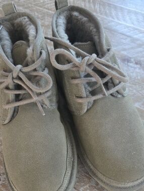 UGG Olive Green Suede Short Boot